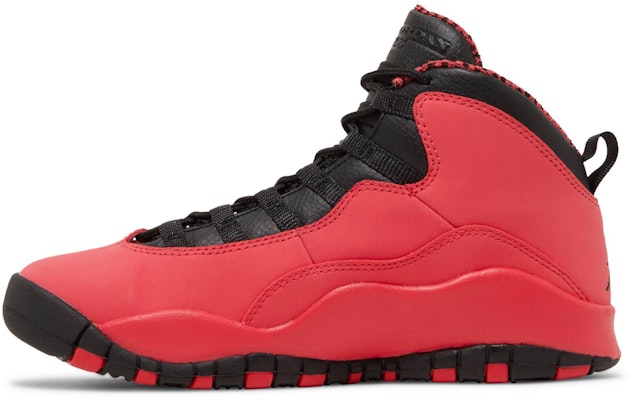 (Grade School) Air Jordan 10 Retro GG 'Fusion Red' 487211-605 Lookbook (Grade School) Air Jordan 10 Retro GG 'Fusion Red' 487211-605
