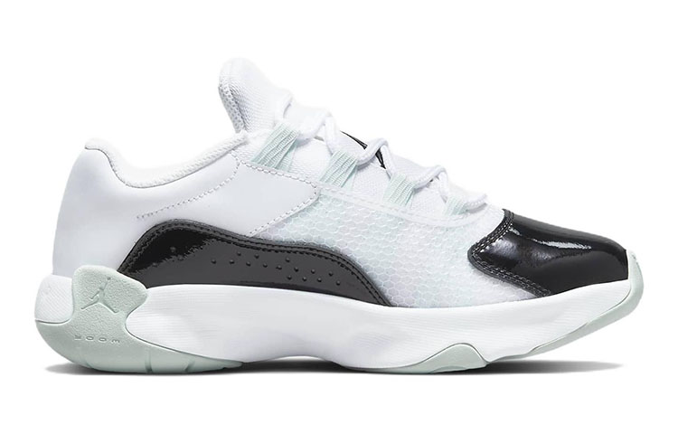 Order (Kanak-Kanak) Air Jordan 11 CMFT Low 'Putih Hitam Hijau Pucat' DV3477-101