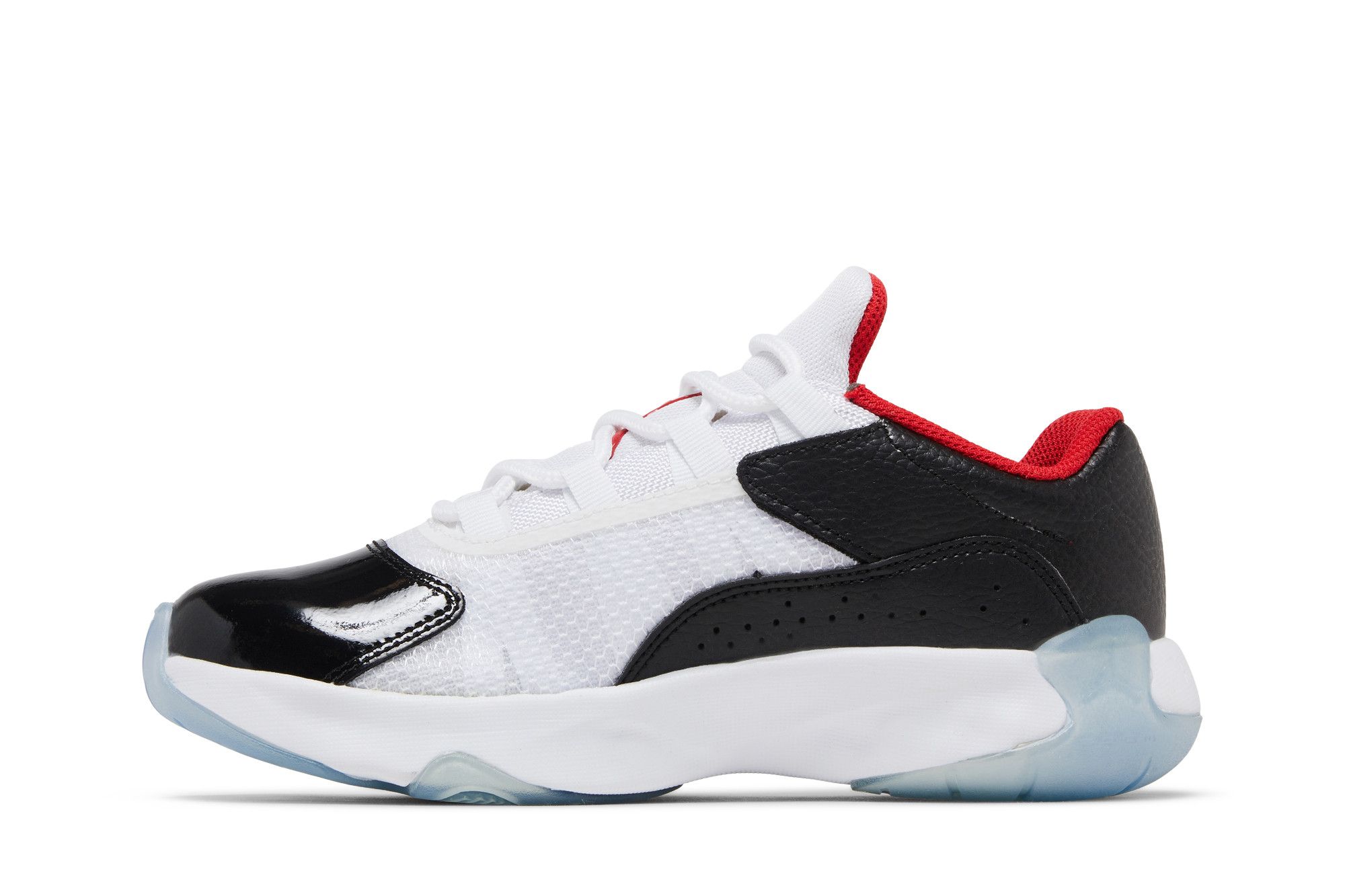 Lookbook （小學）Air Jordan 11 CMFT Low '白色 黑色 大學紅' CZ0907-160