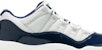 (Kanak-Kanak) Air Jordan 11 Retro Rendah 'Georgetown' 528896-007