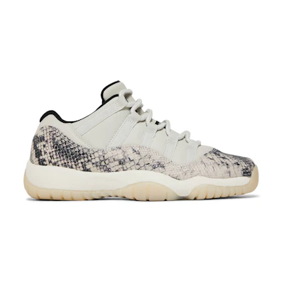 (GS) Jordan 11 Retro Low 'Light Bone Snakeskin'