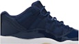 Order (Ayah Sekolah) Air Jordan 11 Retro Rendah 'Navy Gum' 528896-405