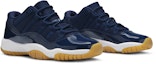 Cheap (Ayah Sekolah) Air Jordan 11 Retro Rendah 'Navy Gum' 528896-405