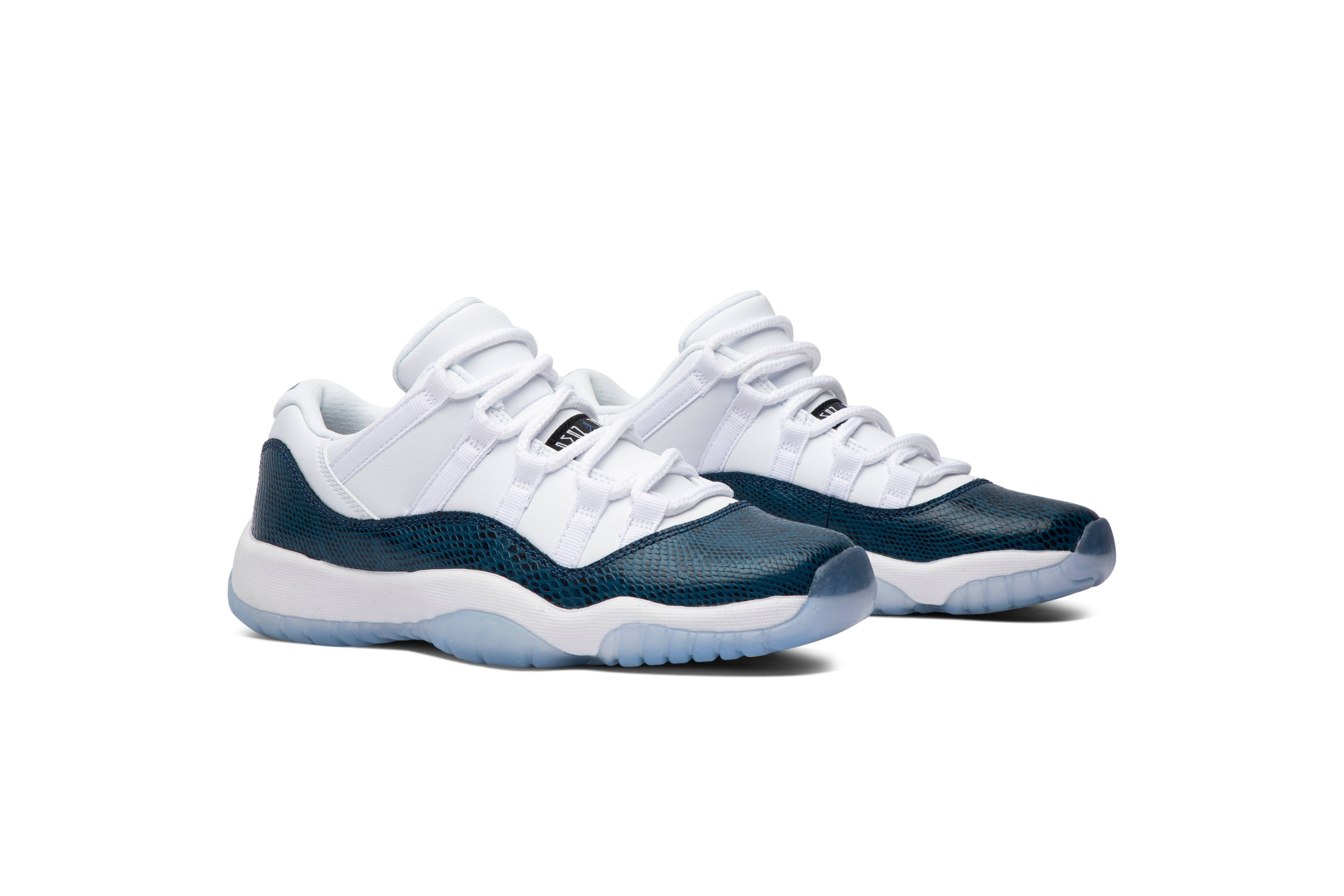Buy Grade School Air Jordan 11 Retro Low Navy Snakeskin 2019 CD6847 102 Novelship