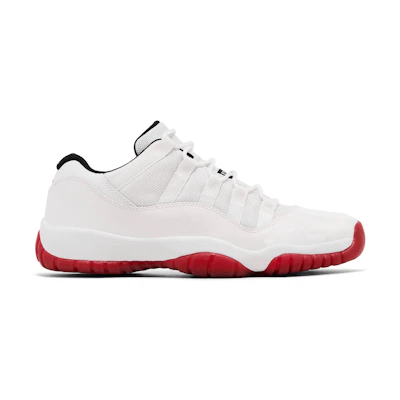 (GS) Jordan 11 Retro Low 'White Varsity Red'