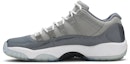 Lookbook (Kanak-Kanak) Air Jordan 11 Retro Low BG 'Cool Grey' 528896-003