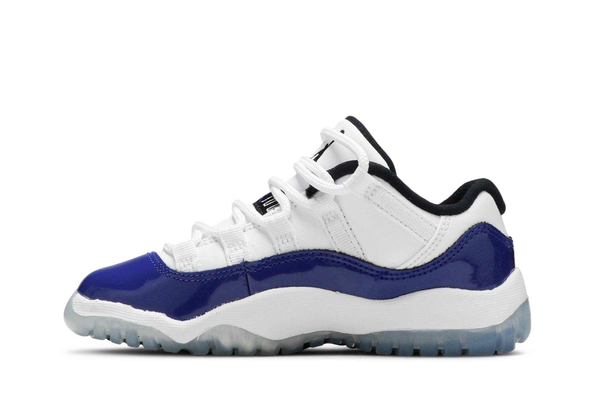 Lookbook (大童款) Air Jordan 11 复刻低帮 GG 'Concord Sketch' 青柚配色 580522-100