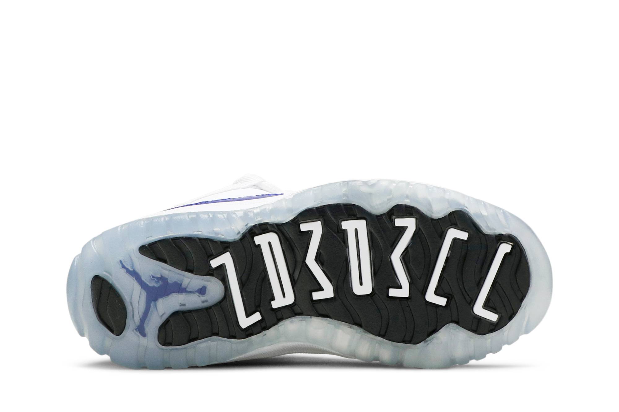 Shop (大童款) Air Jordan 11 复刻低帮 GG 'Concord Sketch' 青柚配色 580522-100