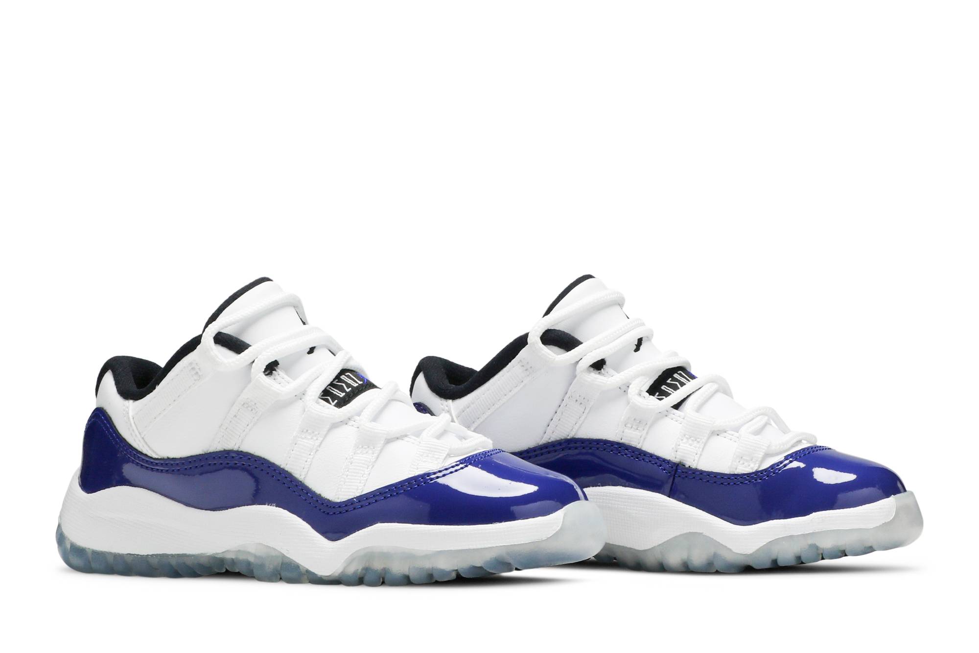 Cheap (大童款) Air Jordan 11 复刻低帮 GG 'Concord Sketch' 青柚配色 580522-100