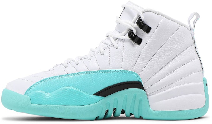 Grade School Air Jordan 12 Light Aqua 510815 100 510815 100