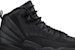 Kasut Air Jordan 12 Retro Winterized 'Triple Black' BQ6852-001 (Sekolah Rendah)