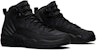 Kasut Air Jordan 12 Retro Winterized 'Triple Black' BQ6852-001 (Sekolah Rendah)