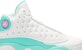 (Kanak-Kanak Sekolah) Air Jordan 13 Retro 'Aurora Green' 439358-100