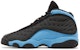 (Kanak-Kanak) Air Jordan 13 Retro 'Hitam Biru Universiti' 884129-041
