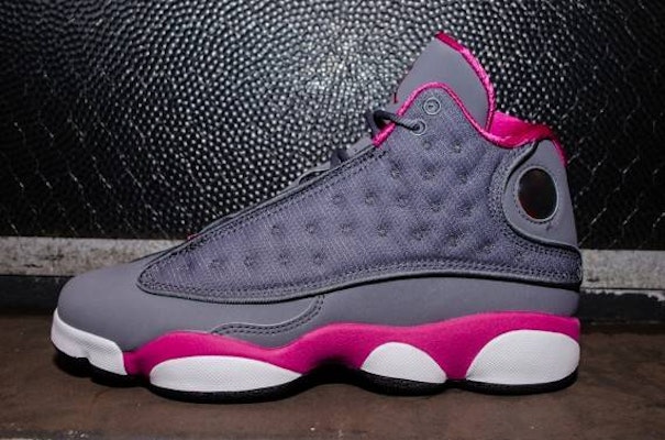 (Grade School) Air Jordan 13 Retro 'Grey Fusion Pink' 439358-029 Order (Grade School) Air Jordan 13 Retro 'Grey Fusion Pink' 439358-029