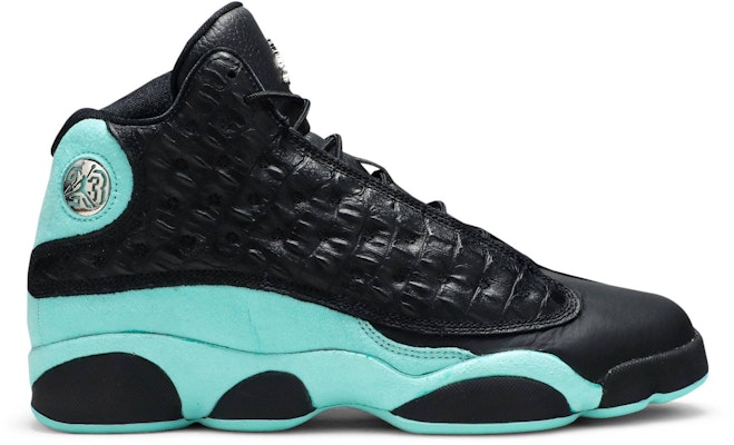 Air jordan 13 island green hotsell