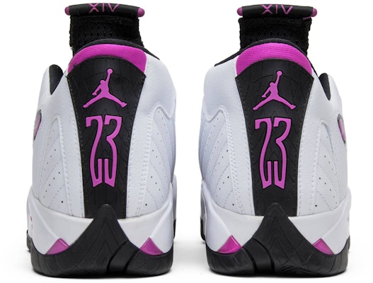 (Grade School) Air Jordan 14 Retro 'Fuchsia Blast' 654969-119 Details for (Grade School) Air Jordan 14 Retro 'Fuchsia Blast' 654969-119