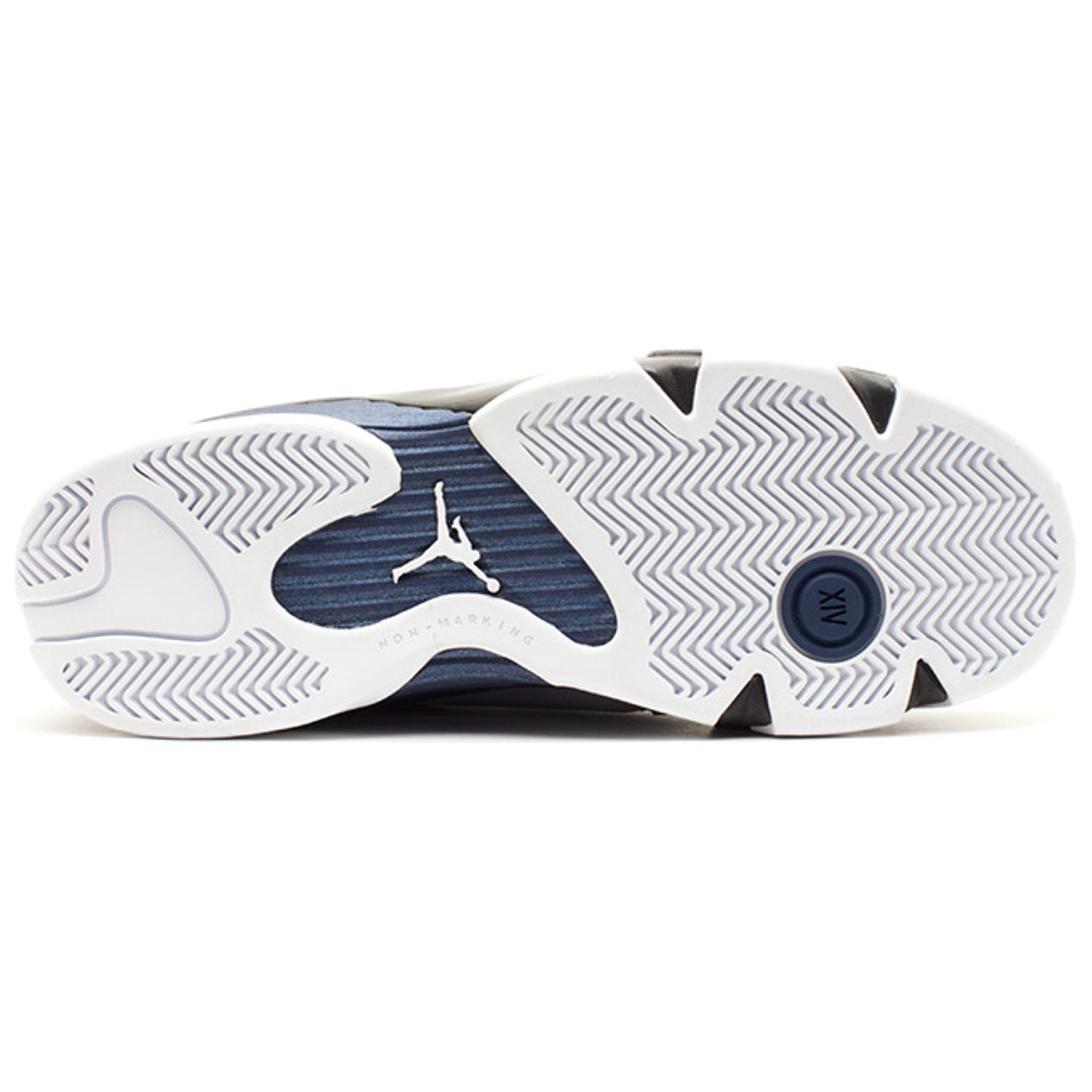 Shop (小學年級) Air Jordan 14 復刻版 'Graphite Navy' 312091-011