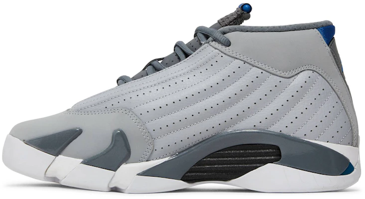 Grade School Air Jordan 14 Retro BG Wolf Grey 487524 004