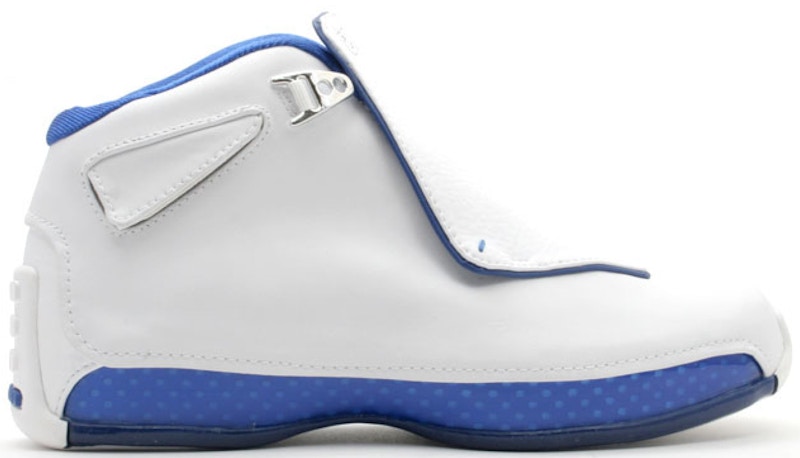 (Grade School) Air Jordan 18 OG 2003 'White Sport Royal' 305886-101