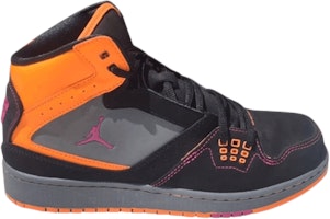 (Grade School) Air Jordan 1 Flight 'Black Orange' 371389-050 (Grade School) Air Jordan 1 Flight 'Black Orange' 371389-050