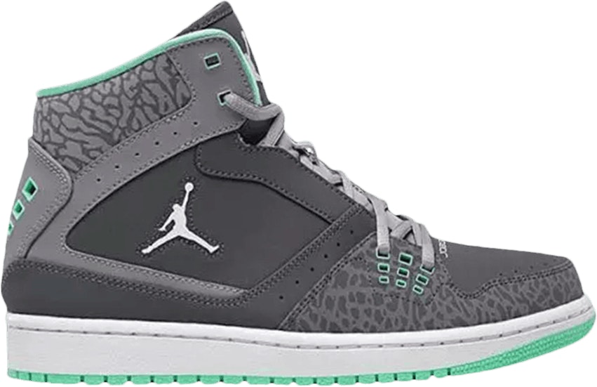 air-jordan-1-flight-grey-green-glow-gs