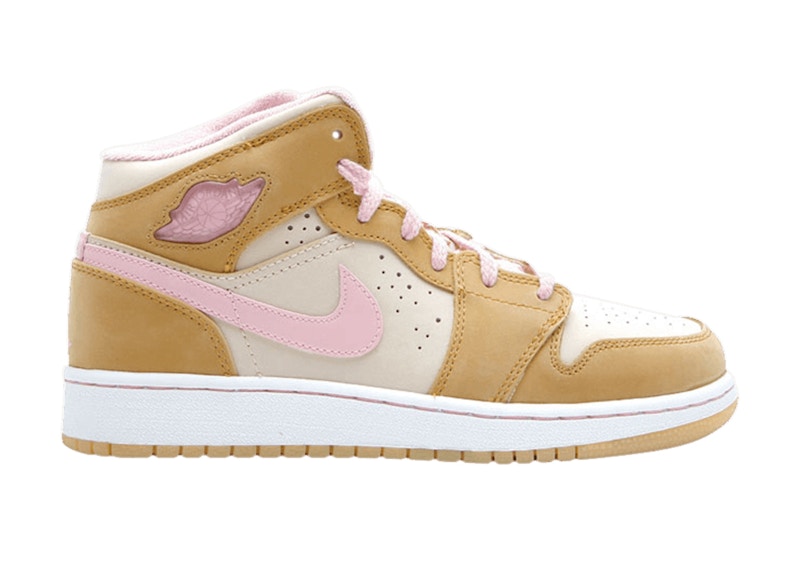 Buy (Grade School) Air Jordan 1 Hare 'Wheat' 374458-761