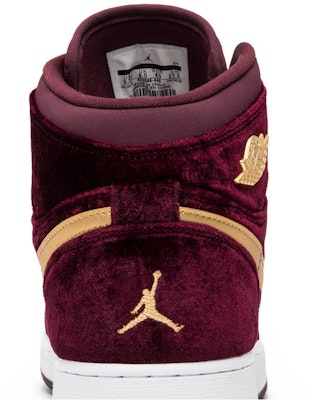 (Sekolah Dasar) Air Jordan 1 Heiress GG 'Beludru' 832596-640 Sizing (Sekolah Dasar) Air Jordan 1 Heiress GG 'Beludru' 832596-640