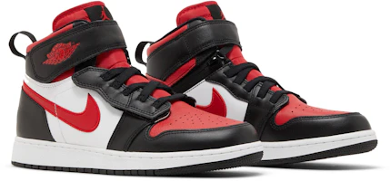 Cheap (Grade School) Air Jordan 1 High FlyEase 'Bred Toe' DC7986-061