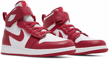 Cheap (Grade School) Air Jordan 1 High FlyEase 'Cardinal Red' DC7986-601