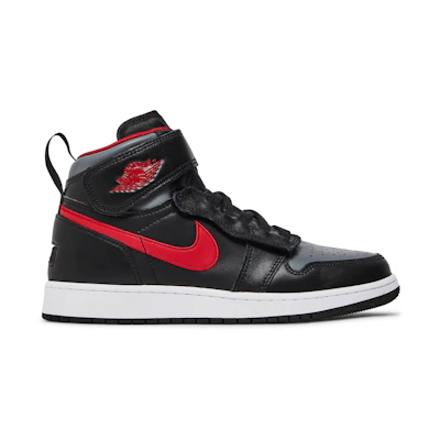 (GS) Jordan 1 High FlyEase 'Smoke Grey Gym Red'