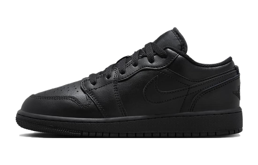 Buy Air Jordan 1 Low 2022 'Triple Black' (Grade School) Anak-Anak 553560-093