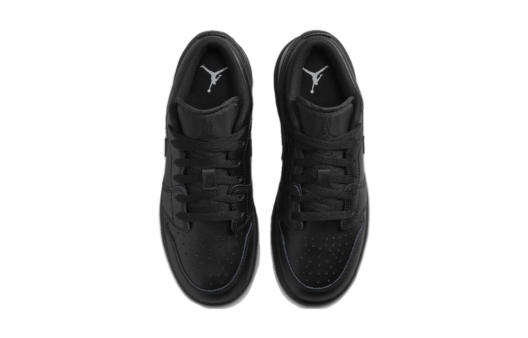 Shop Air Jordan 1 Low 2022 'Triple Black' (Grade School) Anak-Anak 553560-093