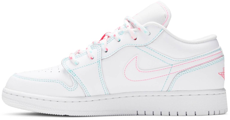 (GS) 에어 조던 1 로우 '오로라 그린' 554723-101 Lookbook (GS) 에어 조던 1 로우 '오로라 그린' 554723-101