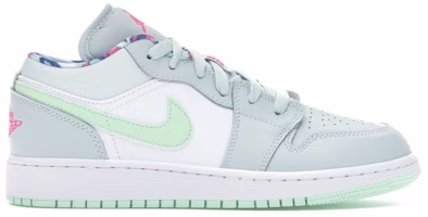 (Grade School) Air Jordan 1 Low 'Barely Grey Spruce' 554723-051 (Grade School) Air Jordan 1 Low 'Barely Grey Spruce' 554723-051