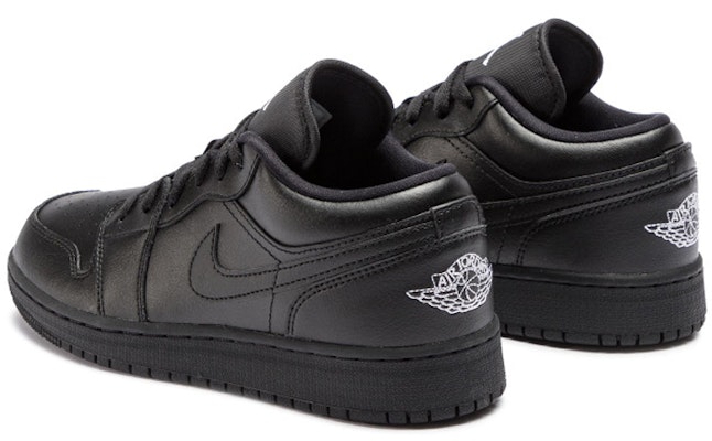 (小童款) Air Jordan 1 Low '黑色' 553560-006 Shop (小童款) Air Jordan 1 Low '黑色' 553560-006
