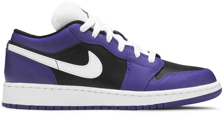 (Kanak-Kanak) Air Jordan 1 Low 'Hitam Ungu Court' 553560-501 Buy (Kanak-Kanak) Air Jordan 1 Low 'Hitam Ungu Court' 553560-501