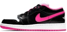 Buy (小童款) Air Jordan 1 Low '黑色炫彩粉红' 554723-061