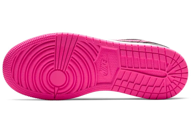 Details for GS エアジョーダン1 ロー "ブラック/ハイパーピンク" 554723-061