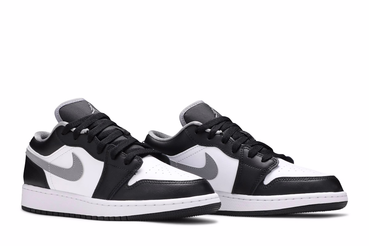 (Grade School) Air Jordan 1 Low 'Black Medium Grey' 553560-040