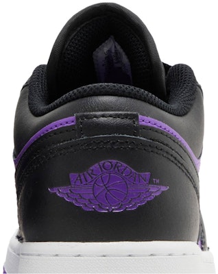 (GS) 에어 조던 1 로우 '블랙/퍼플' 553560-505 Sizing (GS) 에어 조던 1 로우 '블랙/퍼플' 553560-505