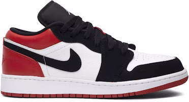 (Grade School) Air Jordan 1 Low 'Black Toe' 553560-116 (Grade School) Air Jordan 1 Low 'Black Toe' 553560-116