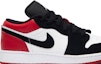 Order (Ukuran Sekolah Rendah) Air Jordan 1 Low 'Black Toe' 553560-116
