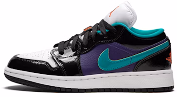 (Grade School) Air Jordan 1 Low 'Black Turbo Green' 553560-035 (Grade School) Air Jordan 1 Low 'Black Turbo Green' 553560-035