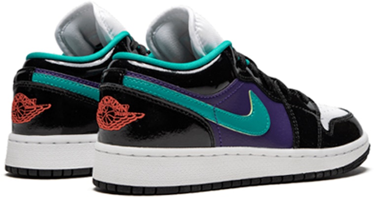 (小學年級) Air Jordan 1 Low '黑色 Turbo 綠' 553560-035 Purchase (小學年級) Air Jordan 1 Low '黑色 Turbo 綠' 553560-035