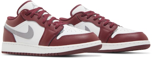 (Kanak-Kanak) Air Jordan 1 Low 'Bordeaux' 553560-615 Cheap (Kanak-Kanak) Air Jordan 1 Low 'Bordeaux' 553560-615
