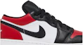 Lookbook Air Jordan 1 Low 'Bred Toe' (Anak Sekolah) 553560-612