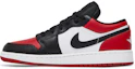 Shop Air Jordan 1 Low 'Bred Toe' (Anak Sekolah) 553560-612