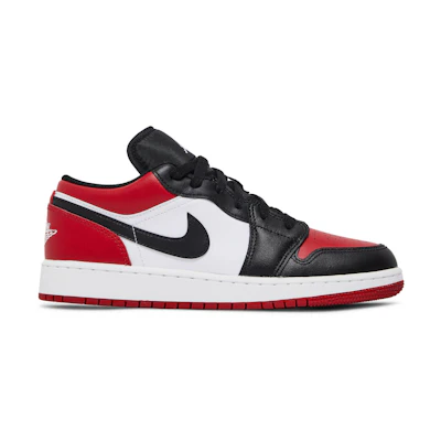 (GS) Jordan 1 Low 'Bred Toe'