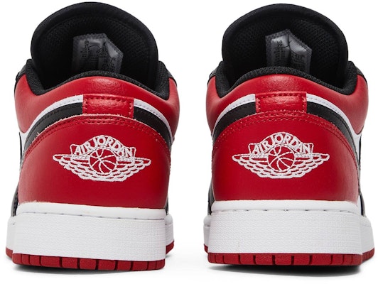(Grade School) Air Jordan 1 Low 'Bred Toe' 553560-612 Details for (Grade School) Air Jordan 1 Low 'Bred Toe' 553560-612